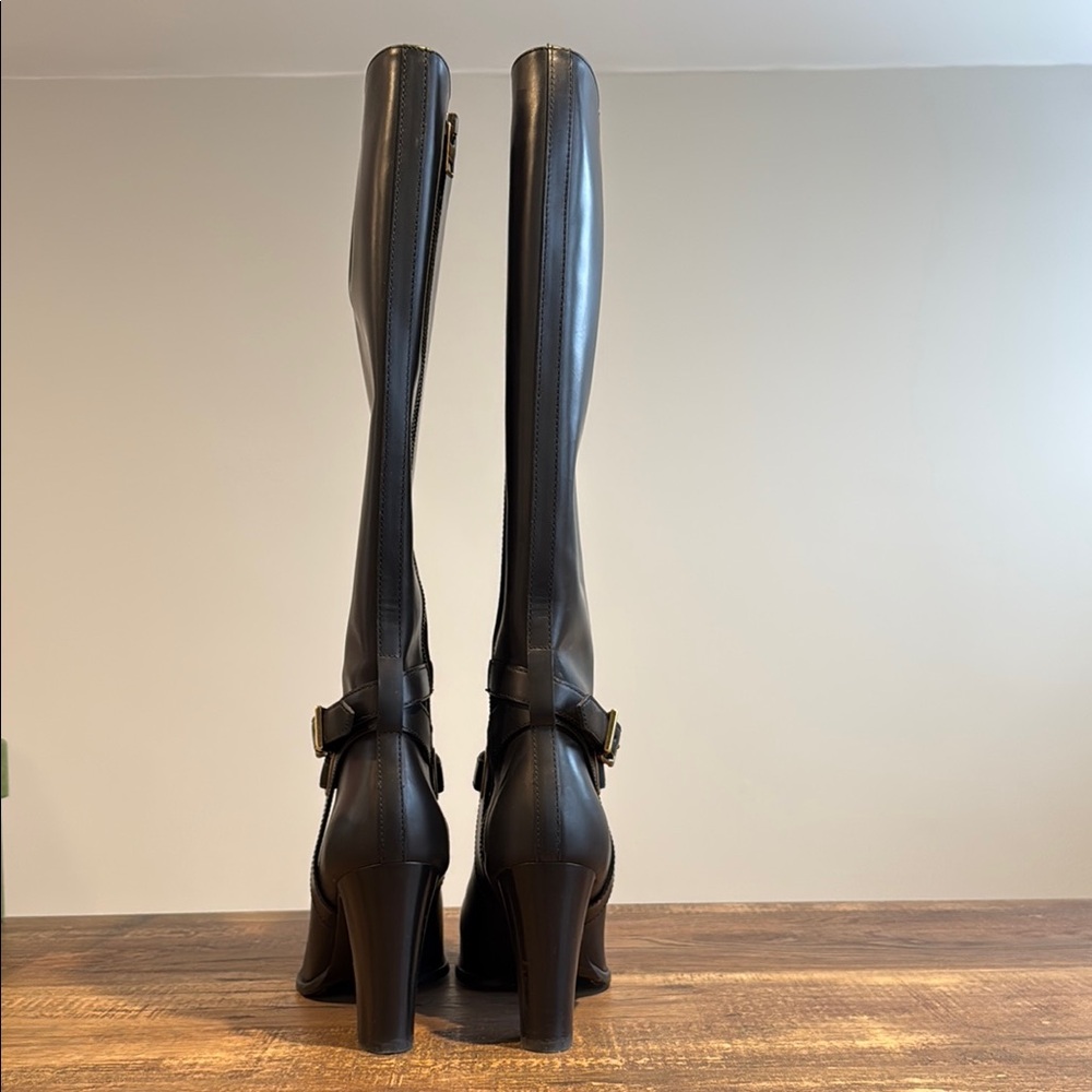 Burberry black high boots - Picture 3 of 7